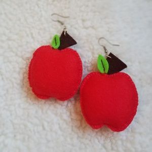 Apple earrings